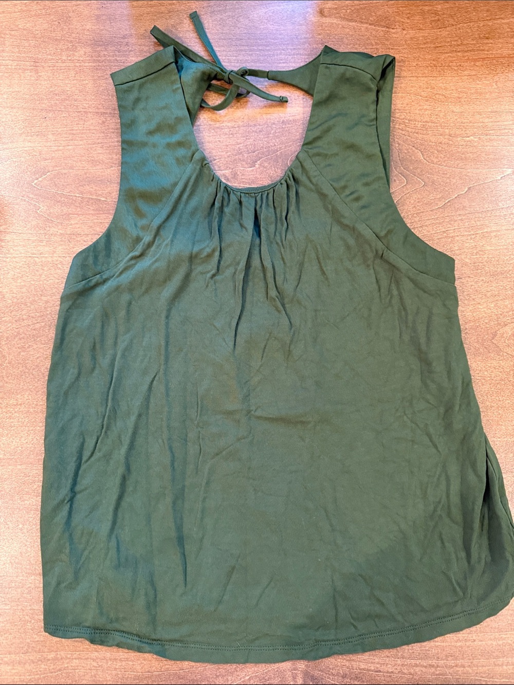 Banana Republic Olive Green Tie-Back Sleeveless Camisole